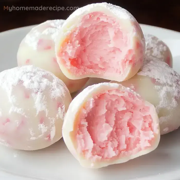 Easy Strawberry Truffles