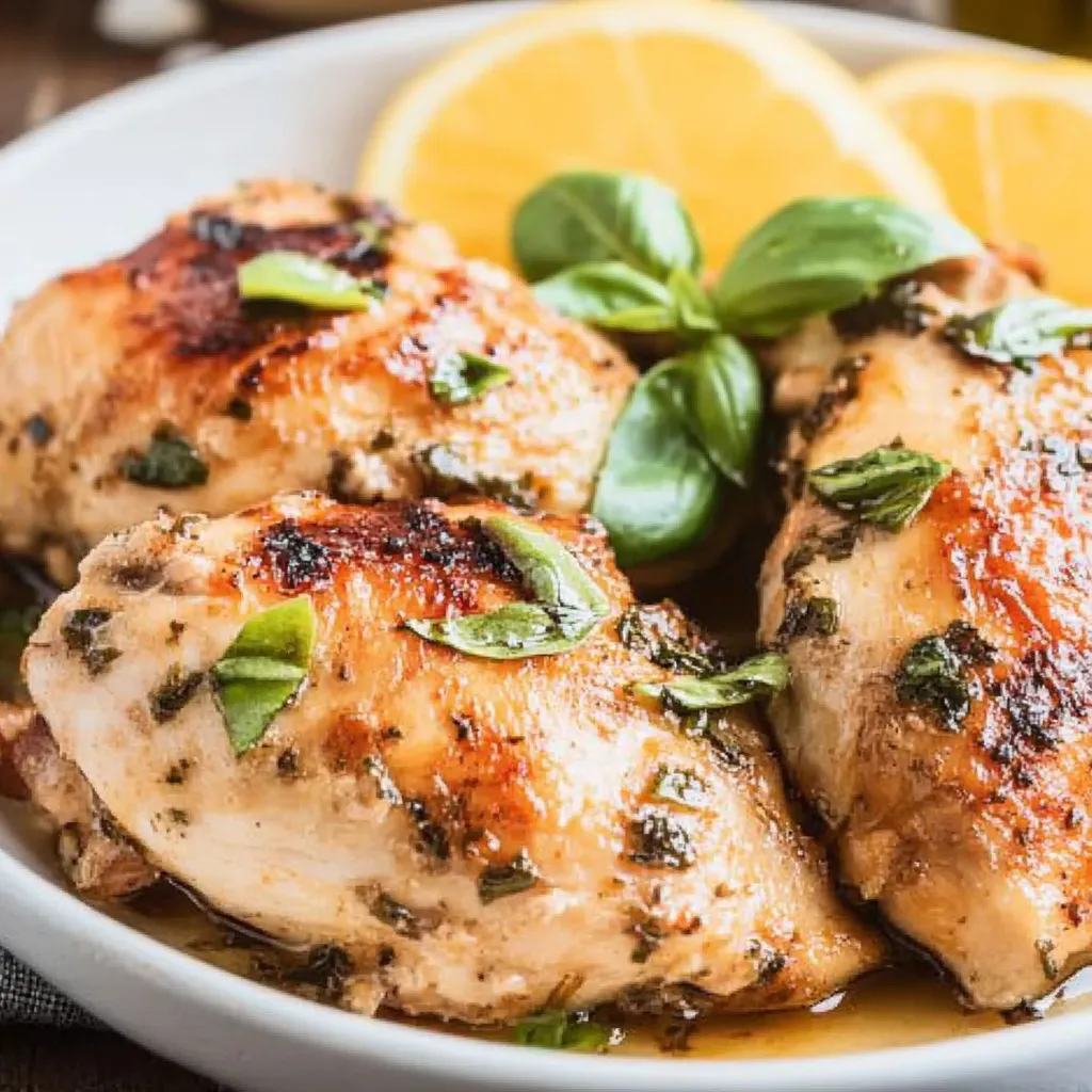 Simple Italian Basil Chicken