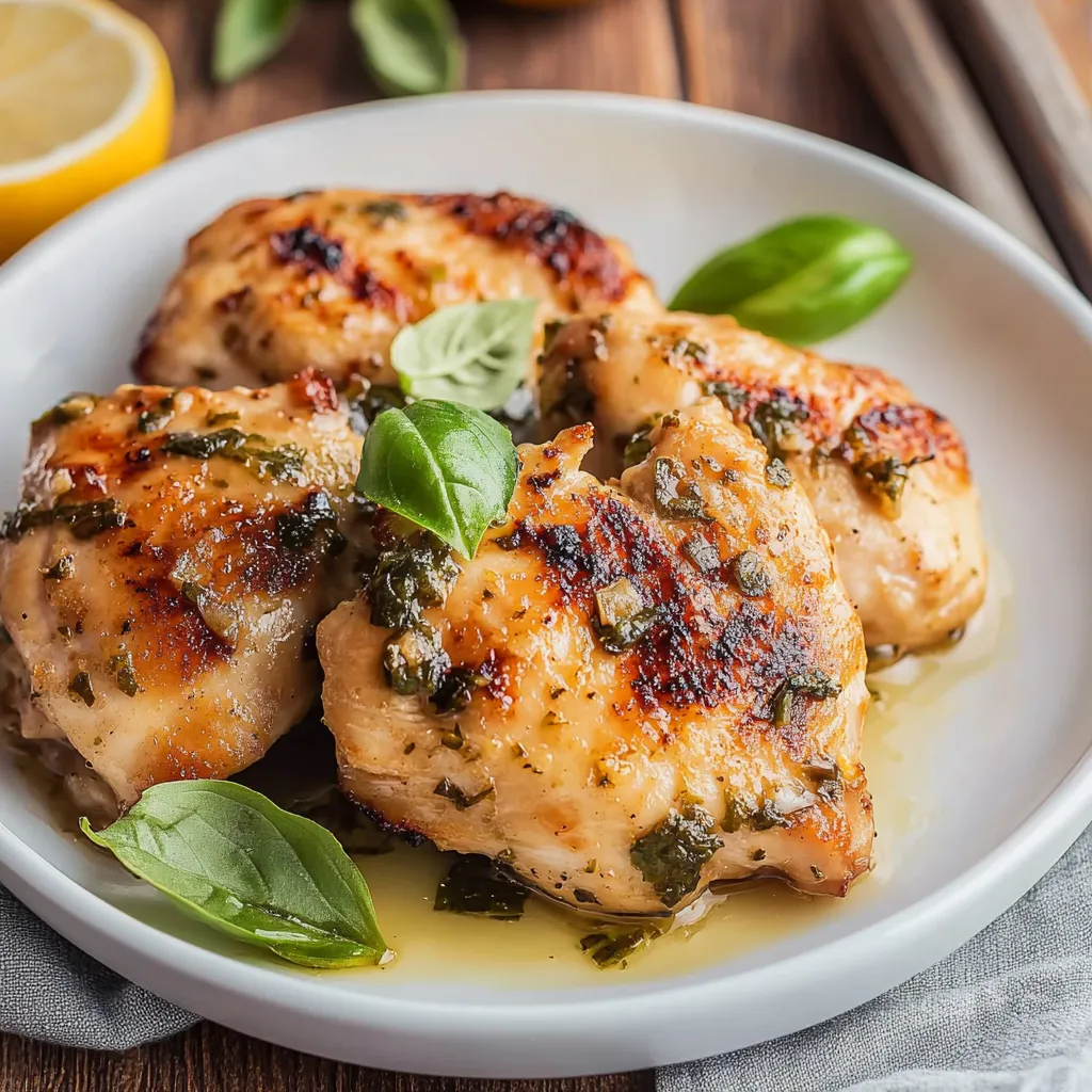 Tasty Simple Italian Basil Chicken