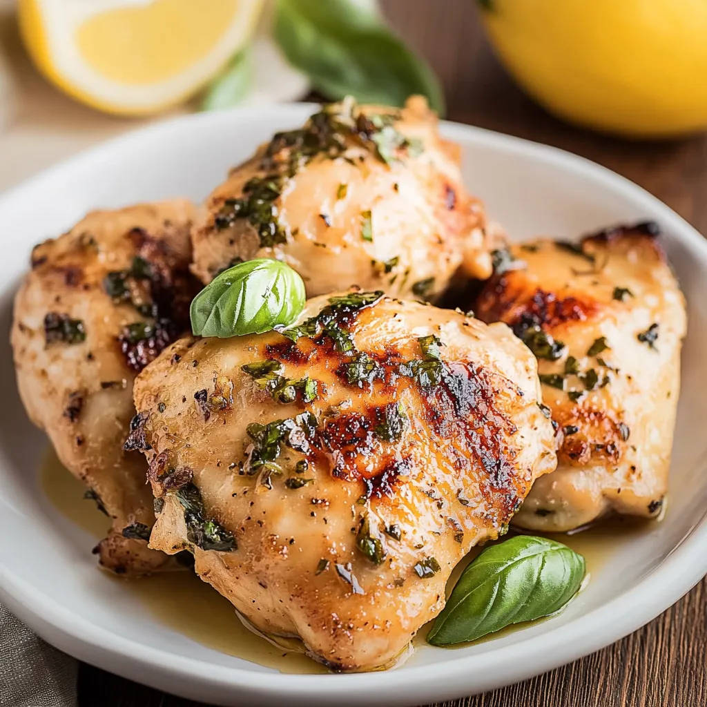 Mouth-watering Simple Italian Basil Chicken