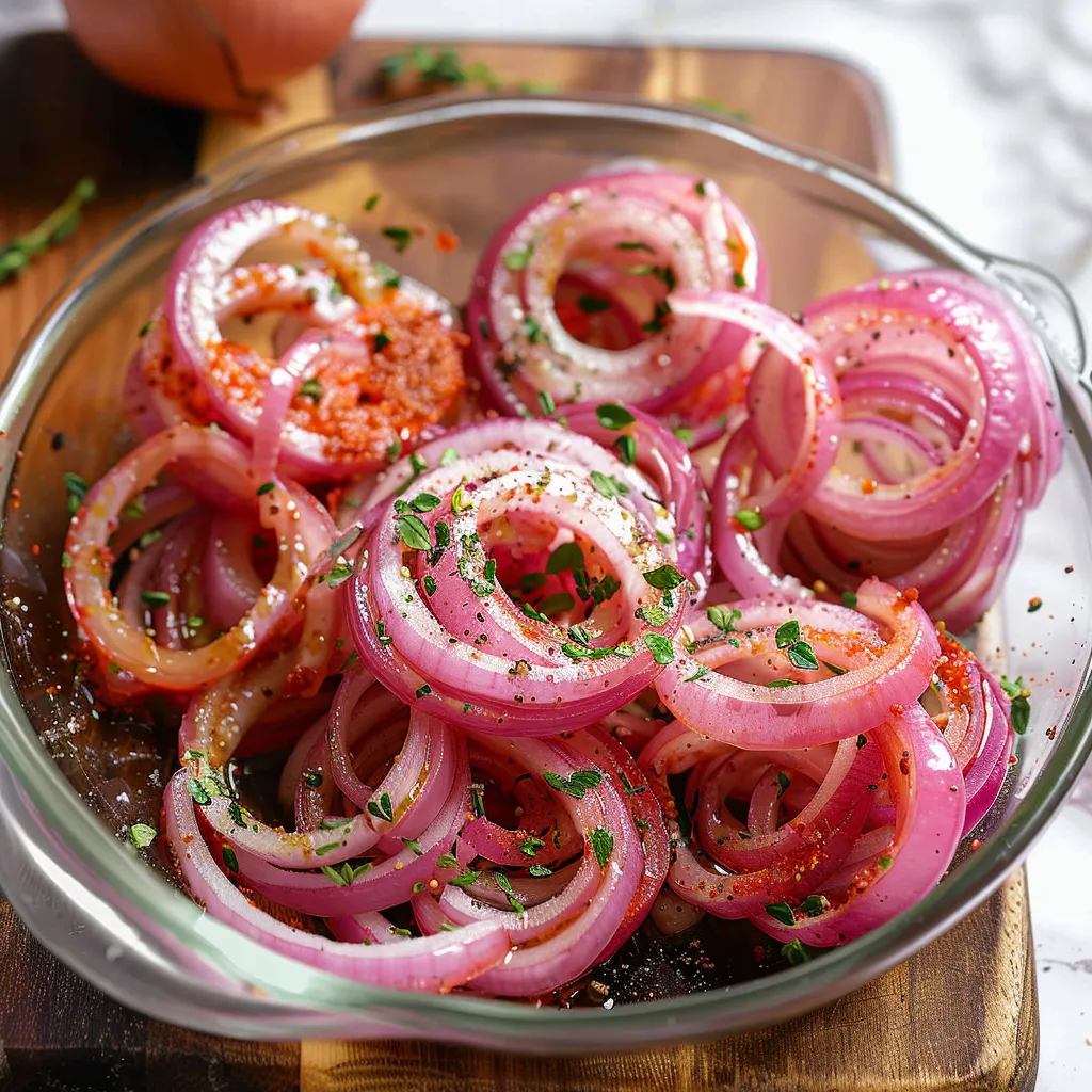 Simple sumac onions, perfect for adding a zesty kick to salads and wraps.