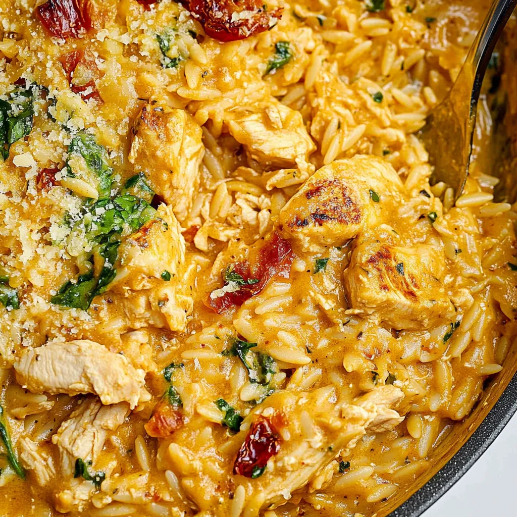 Marry Me Chicken Orzo Recipe