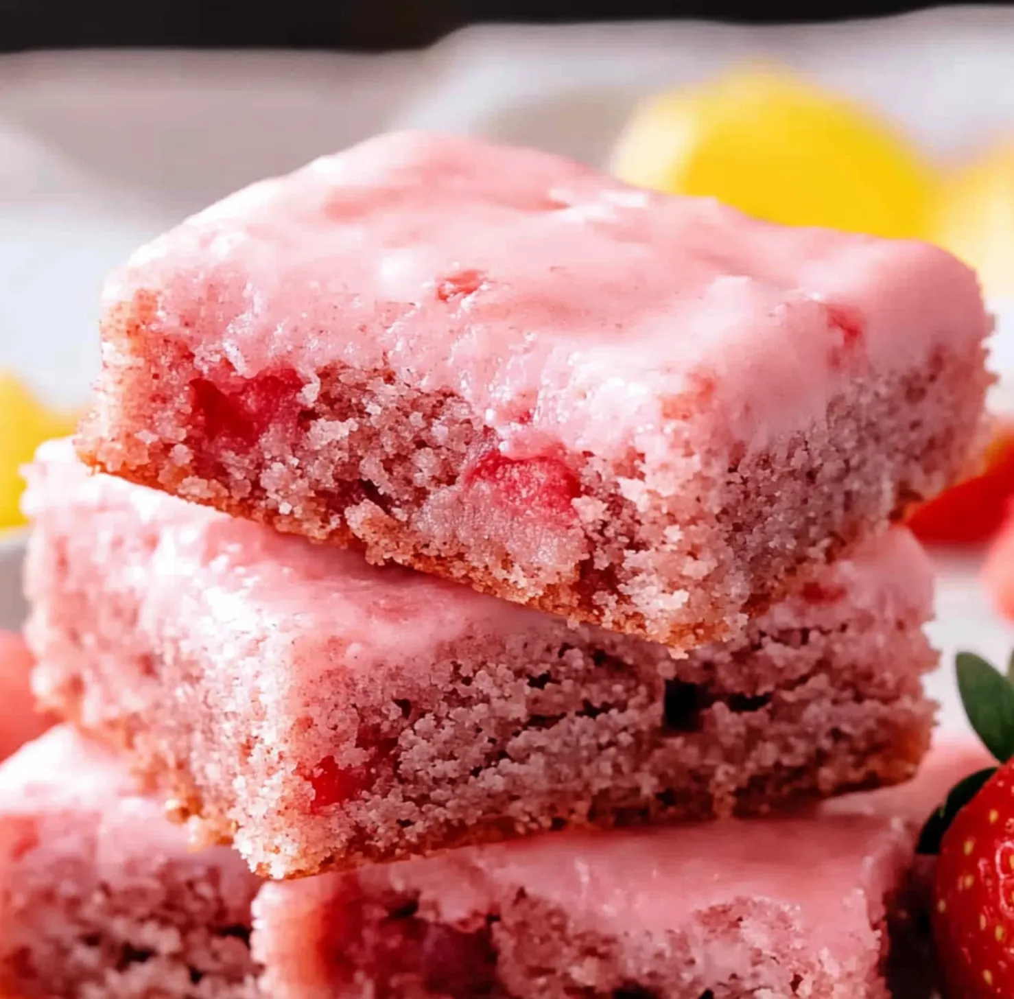 Easy Strawberry Brownies