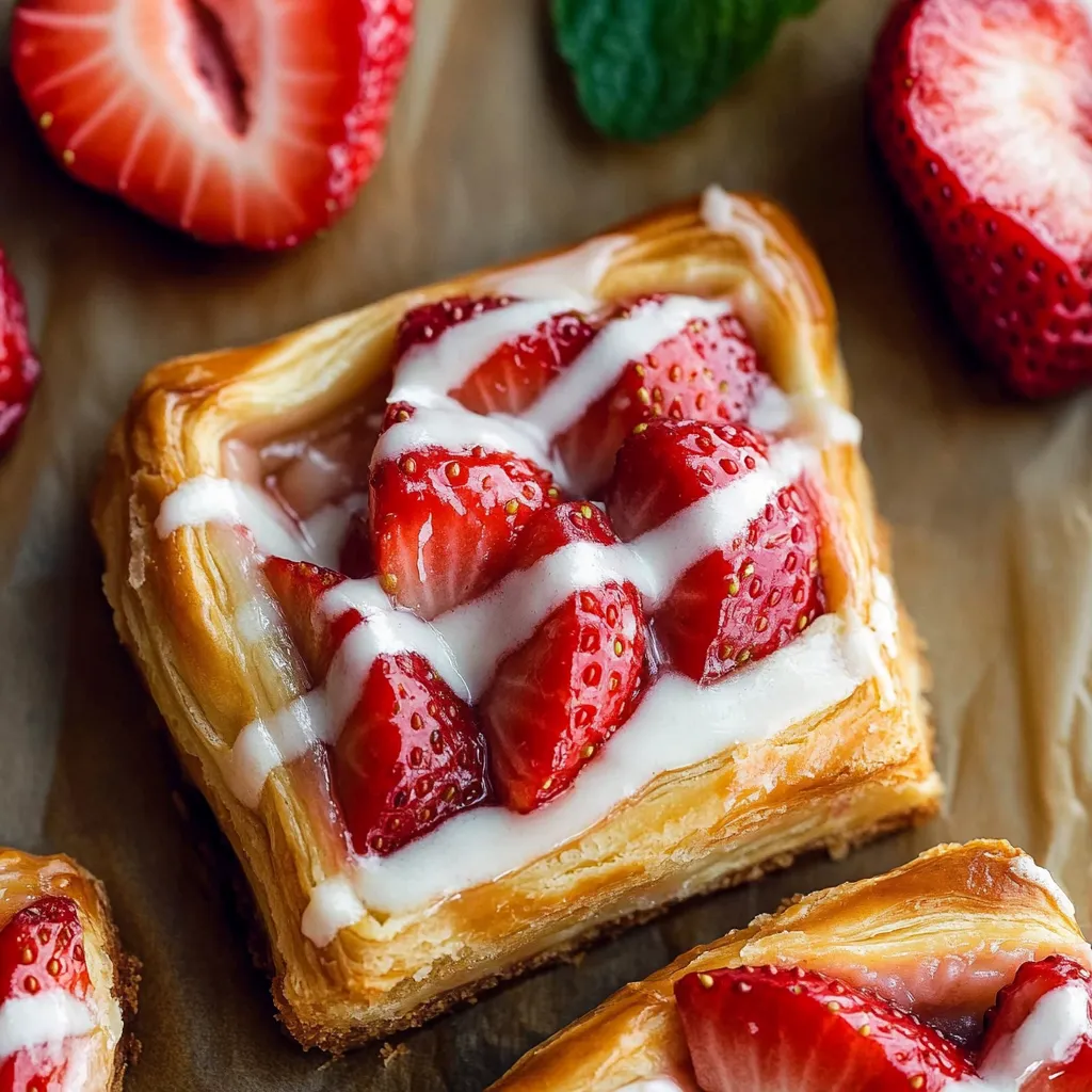 Incredible Strawberry Danish