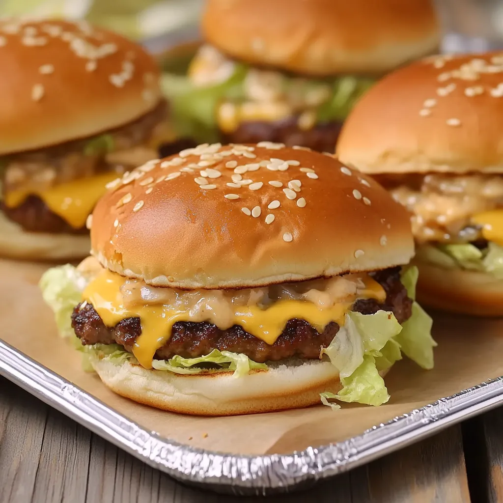 Tasty Mini Big Mac Burgers