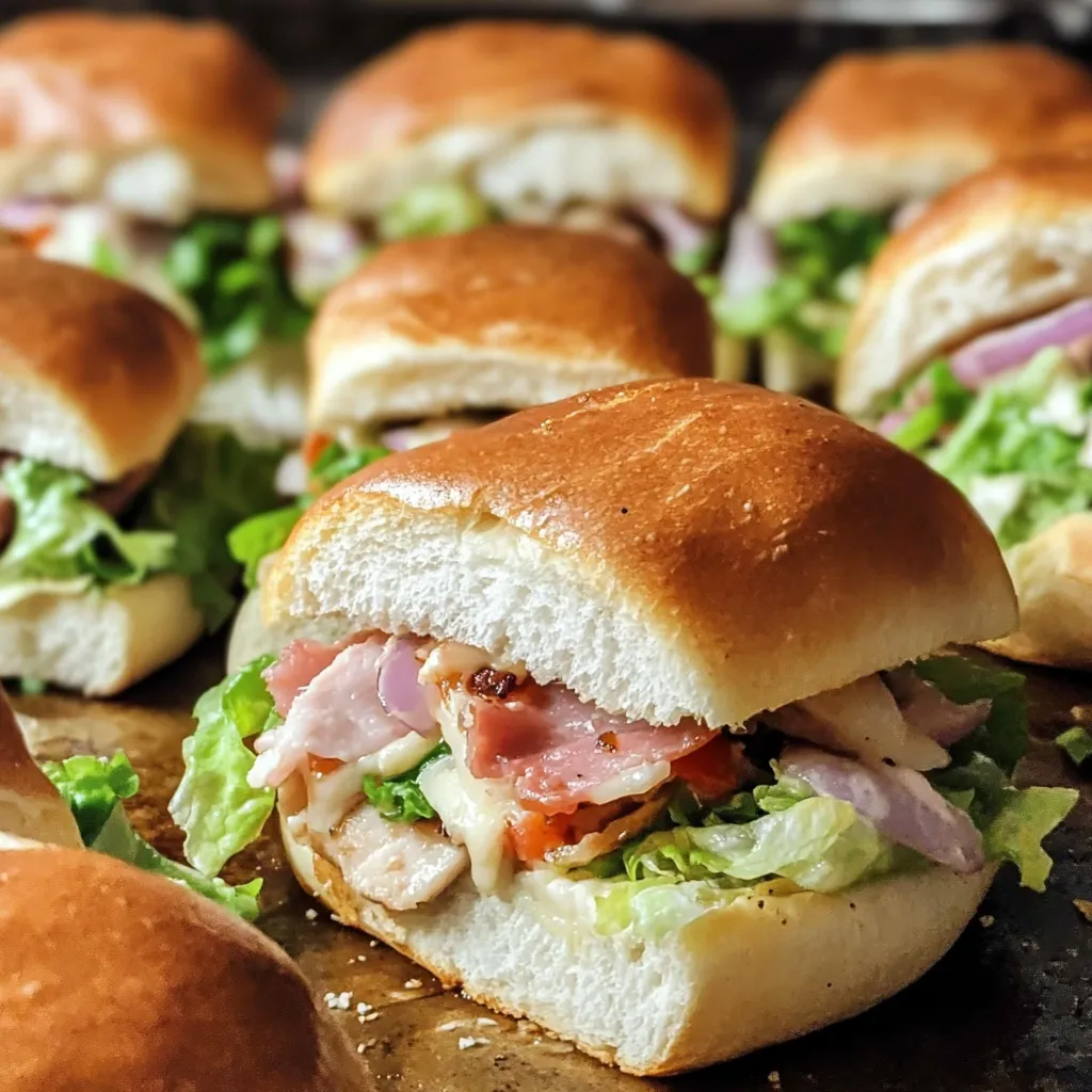 Crazy Good Italian Sliders