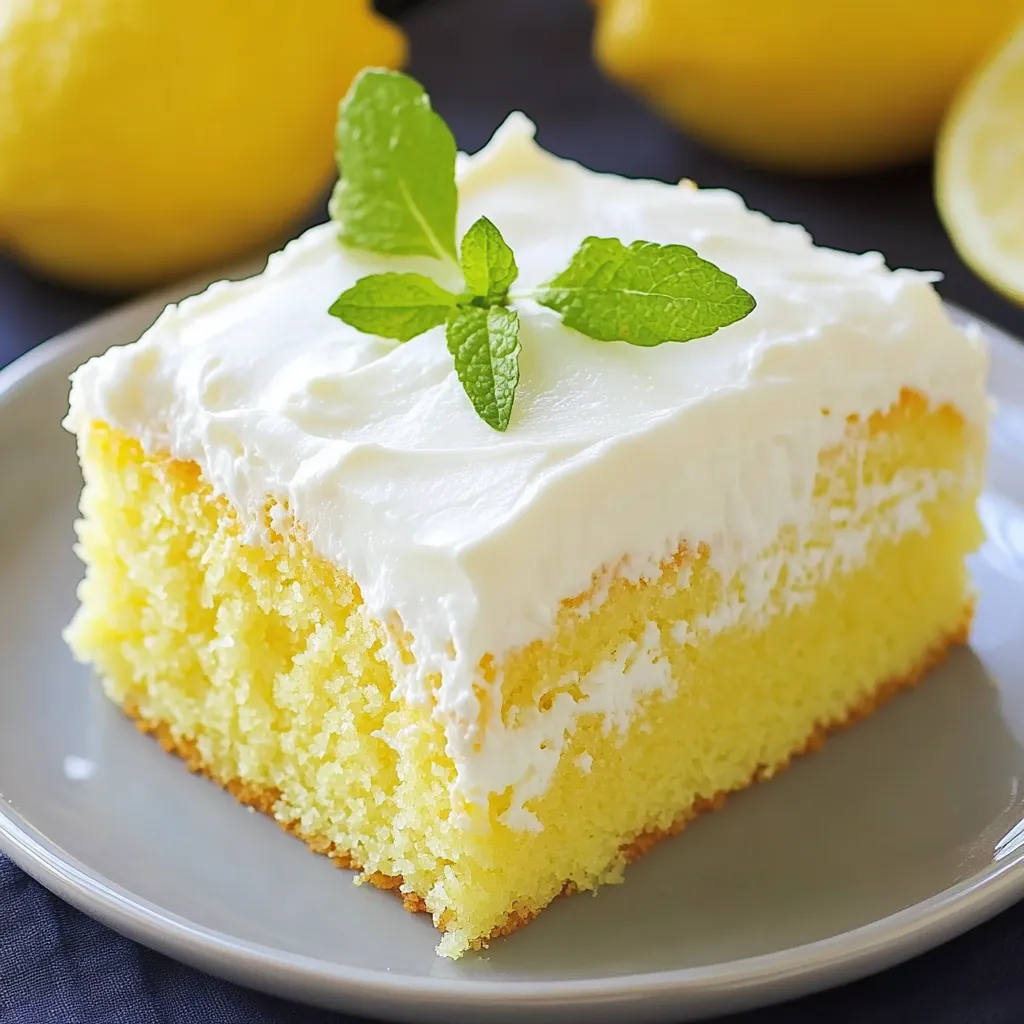 Elegant Super Easy Lemonade Cake Recipe