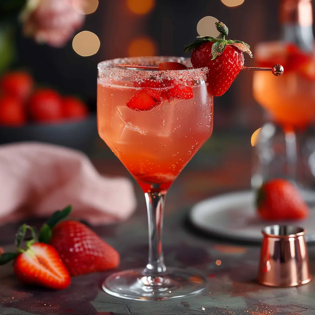 Pink Love Mocktail for Valentine's Day