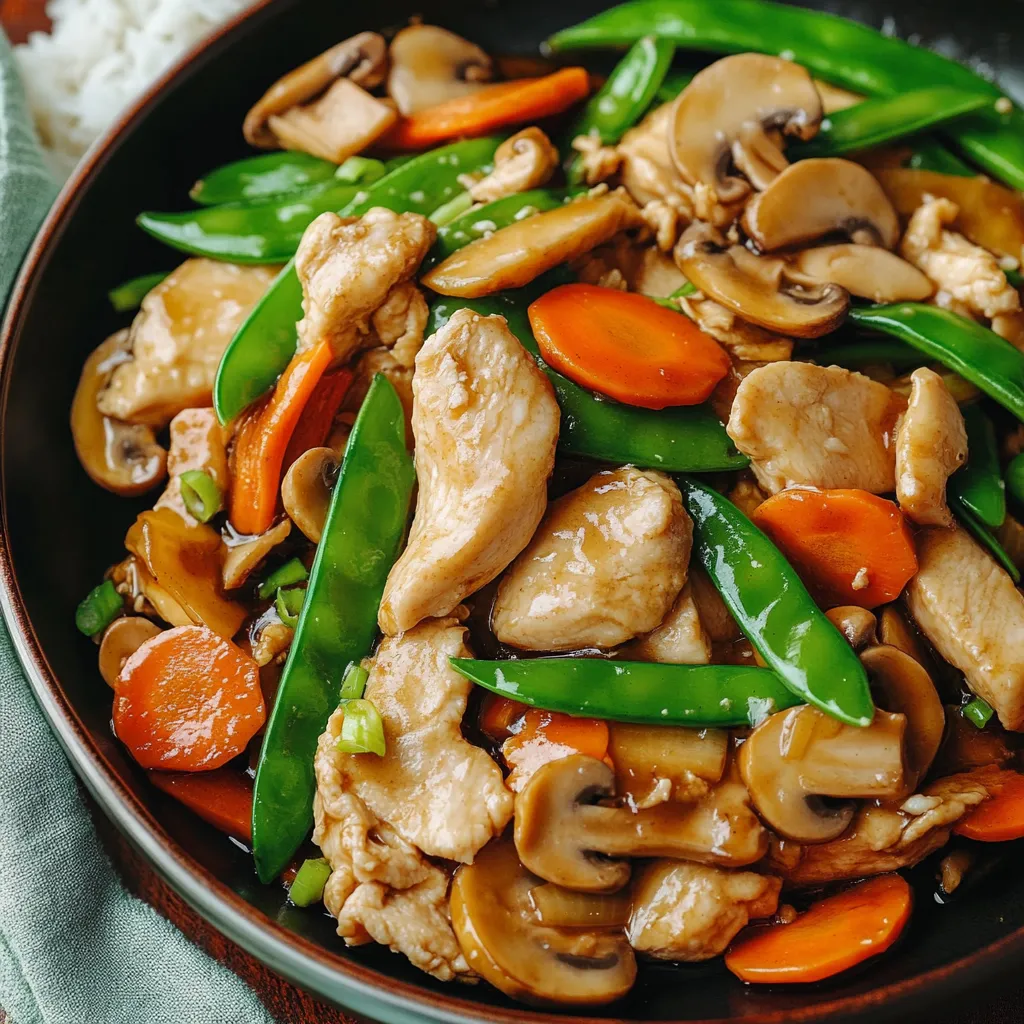 Moo Goo Gai Pan Homemade Stir Fry