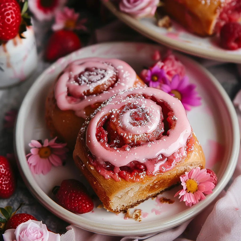 Delicious Vegan Strawberry Rolls