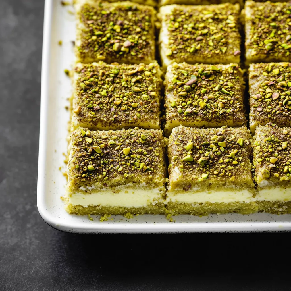 Decadent Pistachio Tiramisu Dessert