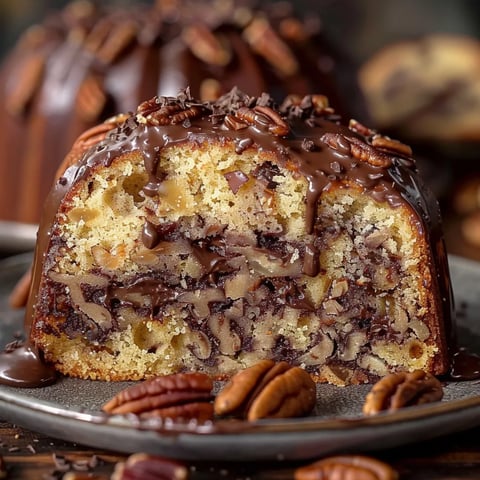 Chocolate Cake with Coconut and Pecans