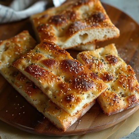 Fluffy Sourdough Focaccia Bread